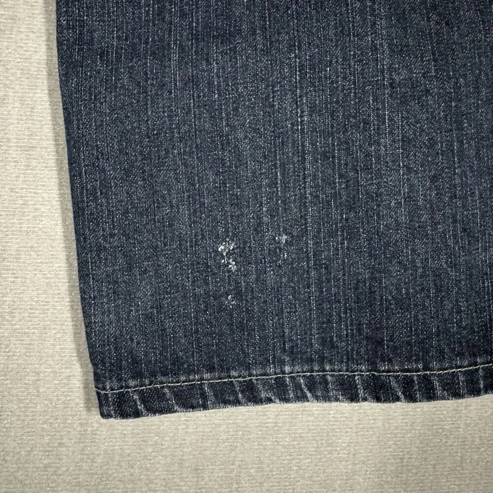 DIESEL Larkee Mens Jeans Dark Wash Denim Regular Straight Size W36 L27 *ALTERED*